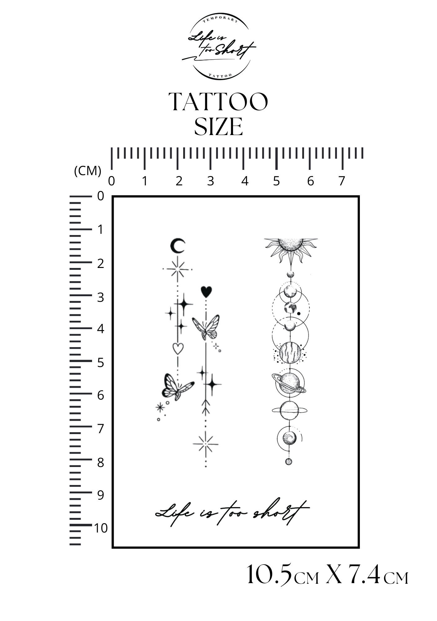 Universe - Planets and Butterflies